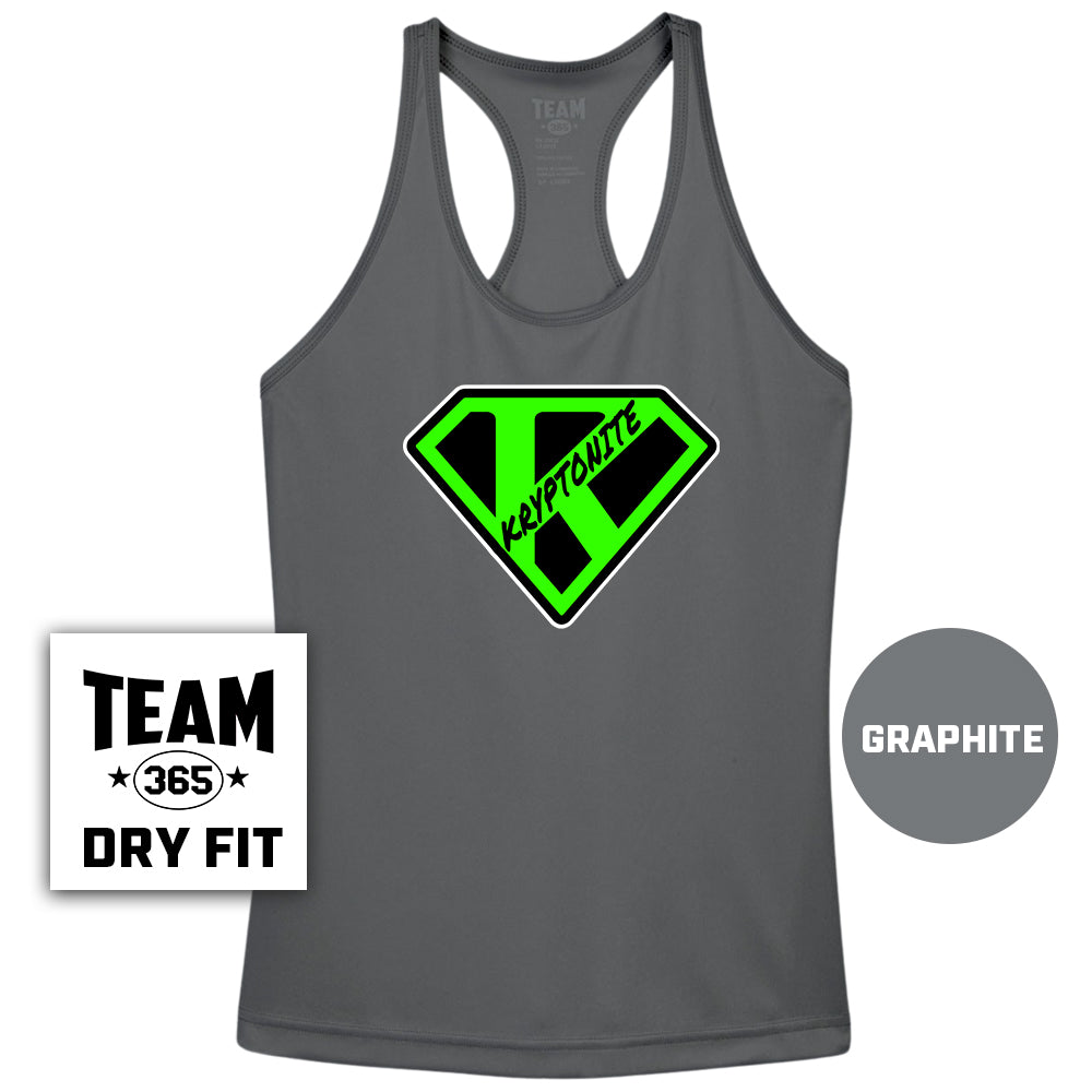 Performance Women’s Racerback T - Kryptonite Softball