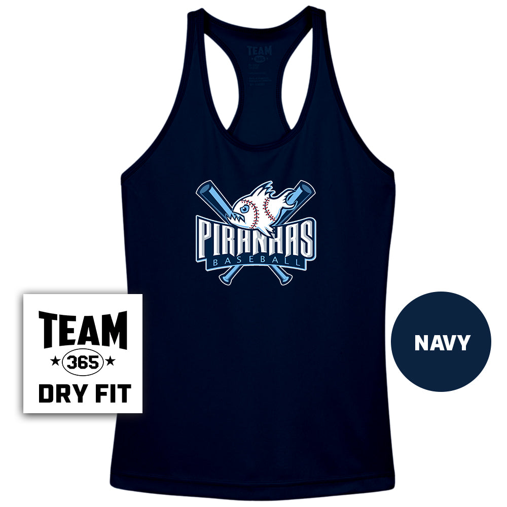 Performance Women’s Racerback T - Piranhas Baseball