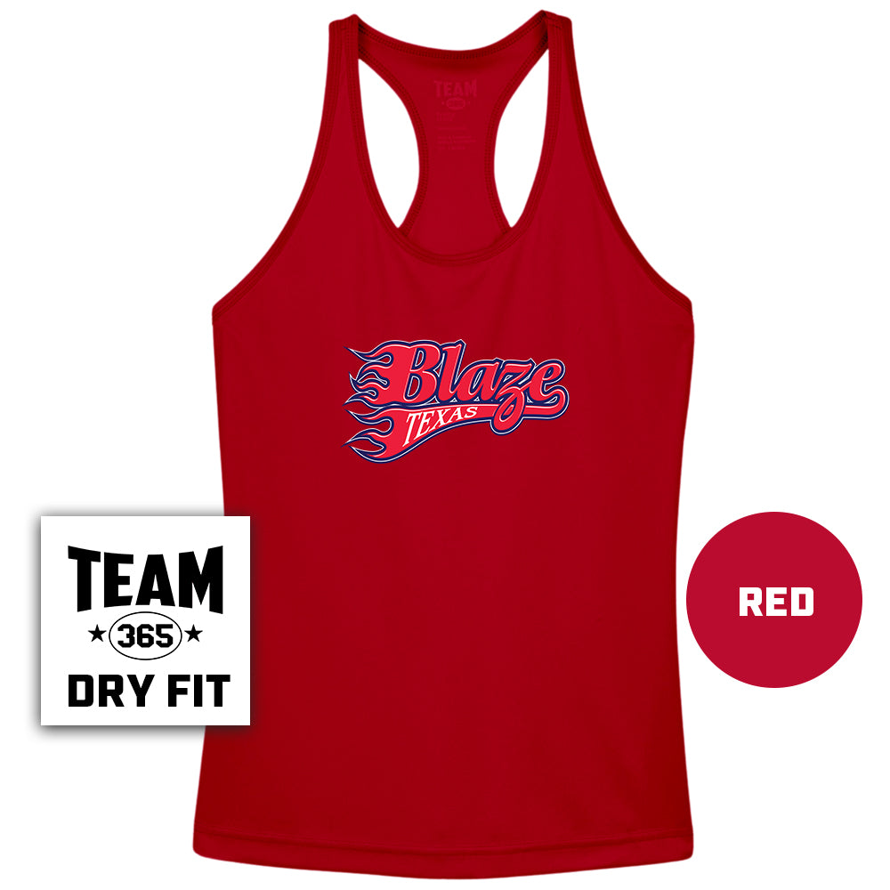 Performance Women’s Racerback T - Texas Blaze Softball