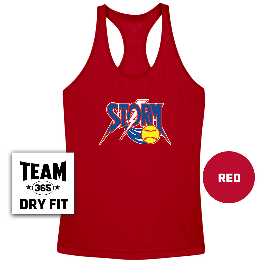 Performance Women’s Racerback T - Sun City Storm Softball
