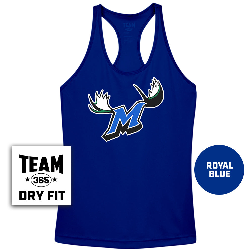 Performance Women’s Racerback T - Connecticut Moose Baseball V2