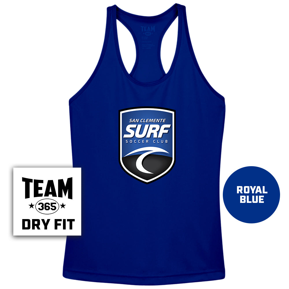 Performance Women’s Racerback T - San Clemente Surf Soccer Club
