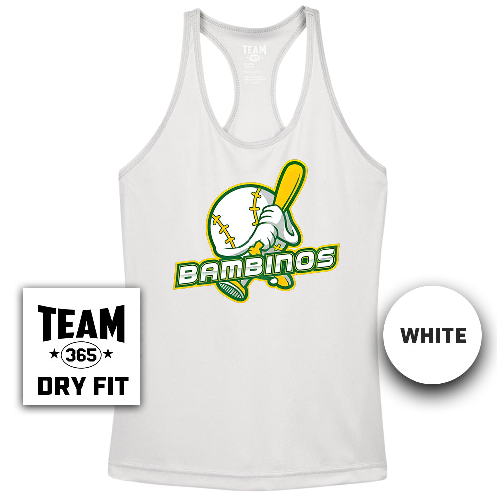 Performance Women’s Racerback T - Bambinos Baseball