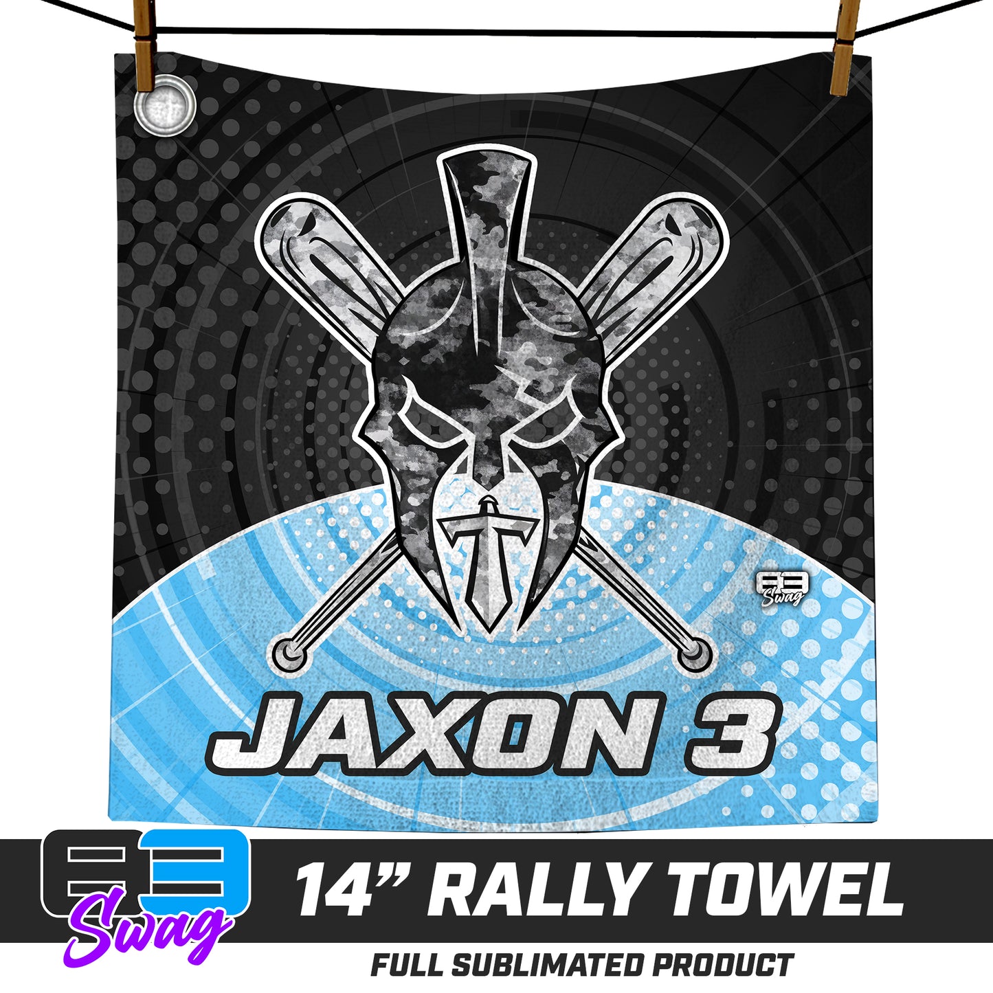 CUSTOM - 14"x14" Rally Towel - St. Johns Titans Baseball
