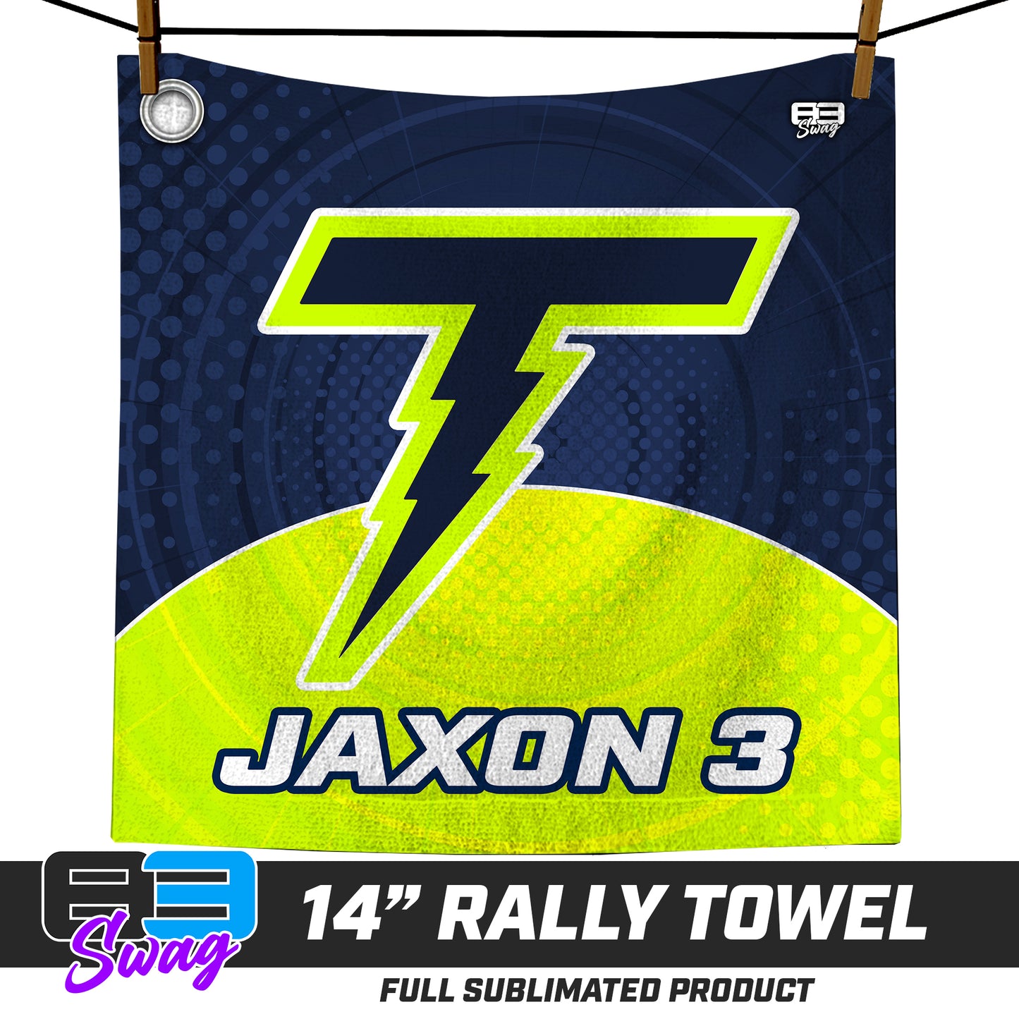 CUSTOM - 14"x14" Rally Towel - Ponte Vedra Thunder Baseball