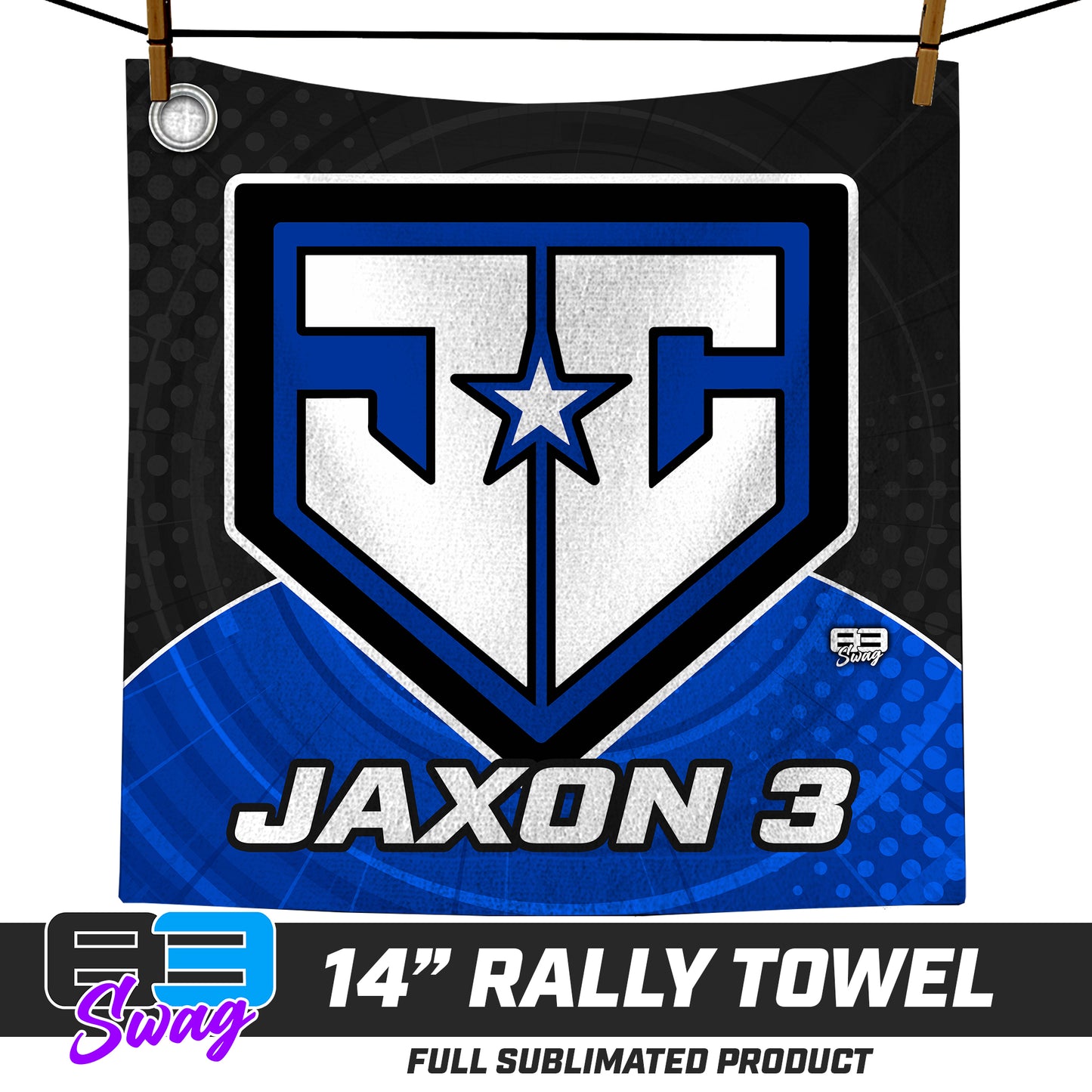 CUSTOM - 14"x14" Rally Towel - JCB - Julington Creek Baseball