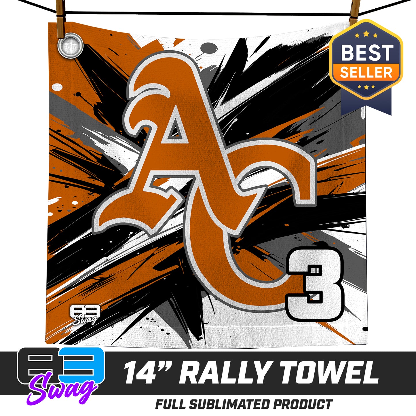14"x14" Rally Towel - ANCIENT CITY REDS 2026 VERSION