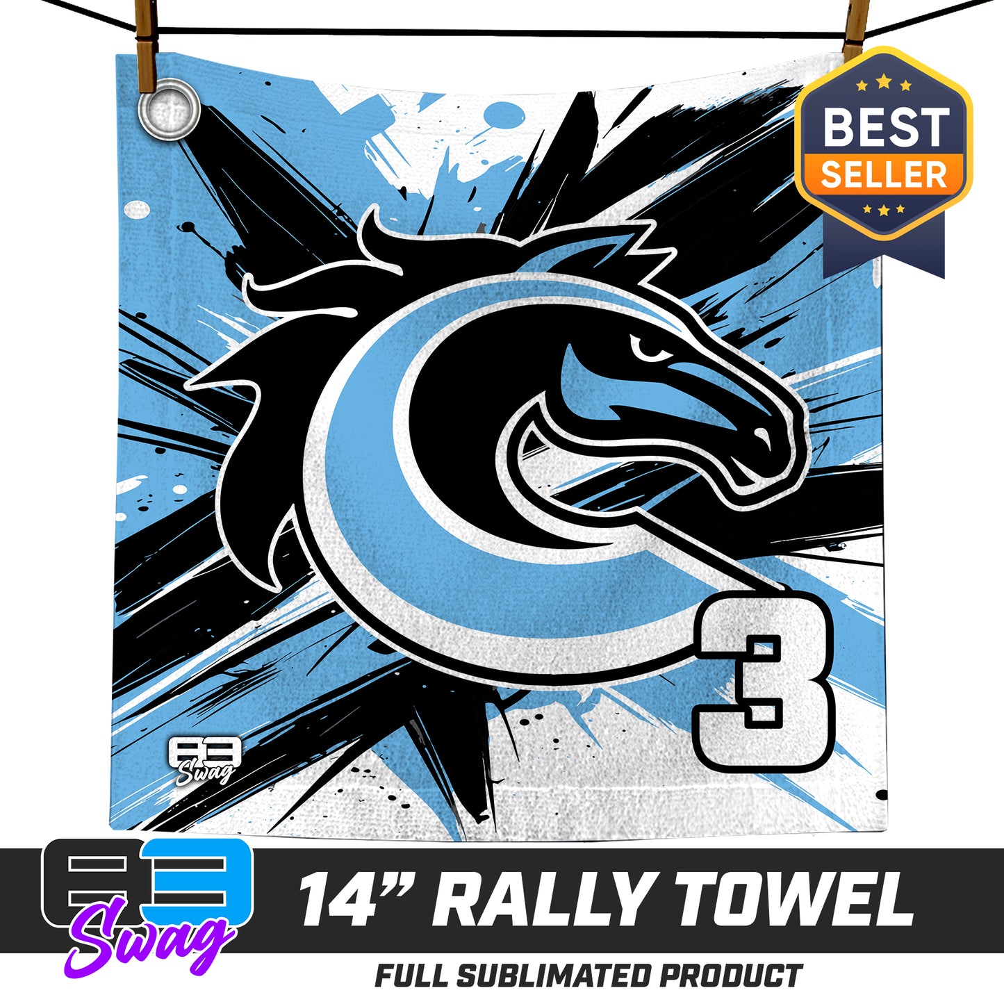 14"x14" Rally Towel - Colts Baseball