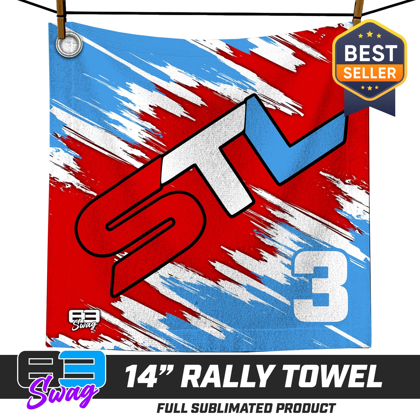 14"x14" Rally Towel - Small Town Legends