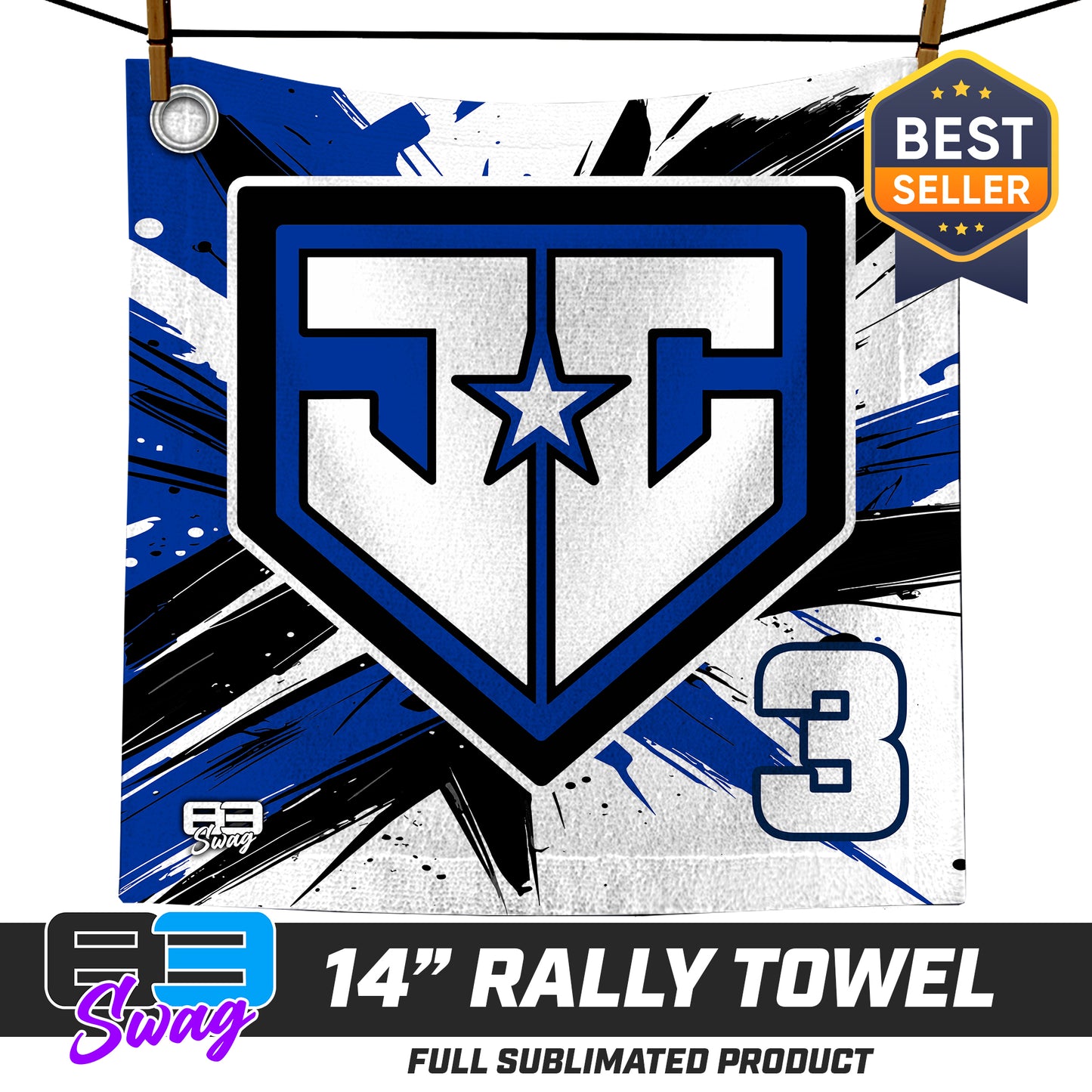 14"x14" Rally Towel - JCB - Julington Creek Baseball 2026 VERSION