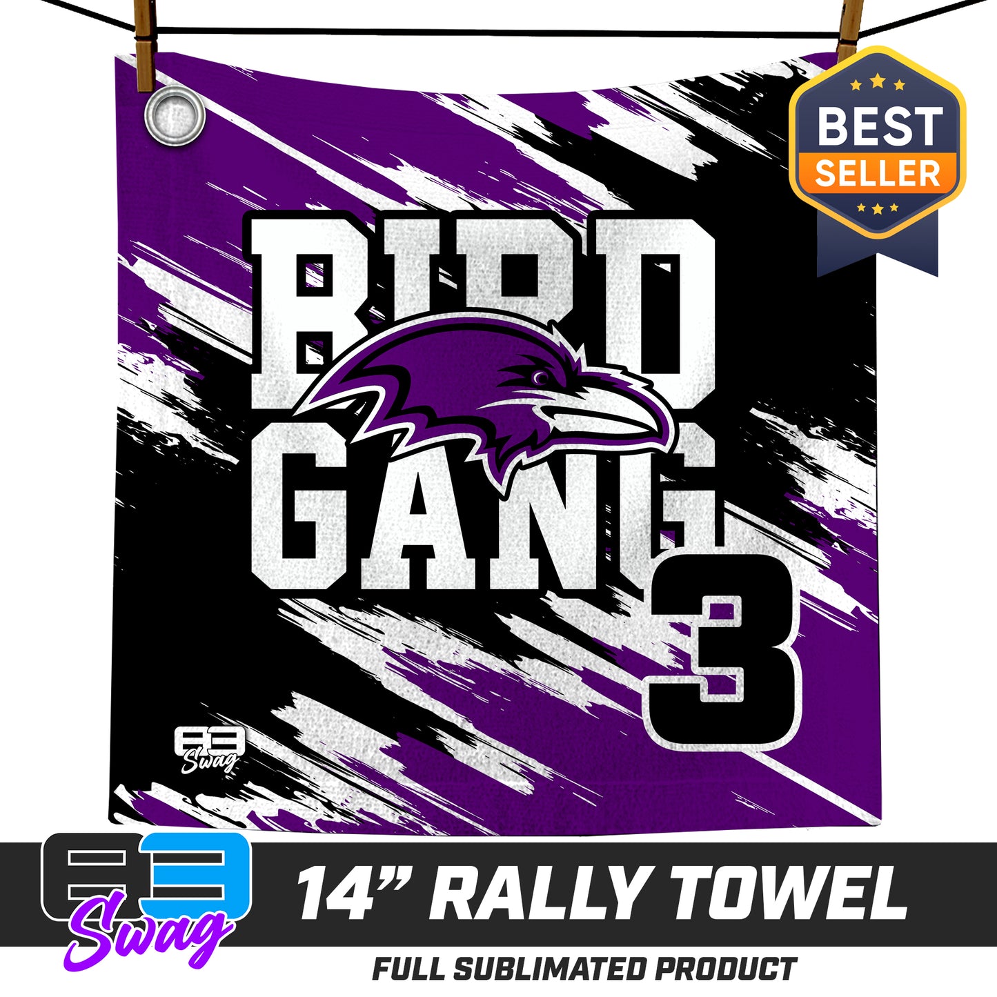 14"x14" Rally Towel - Joliet Ravens Football