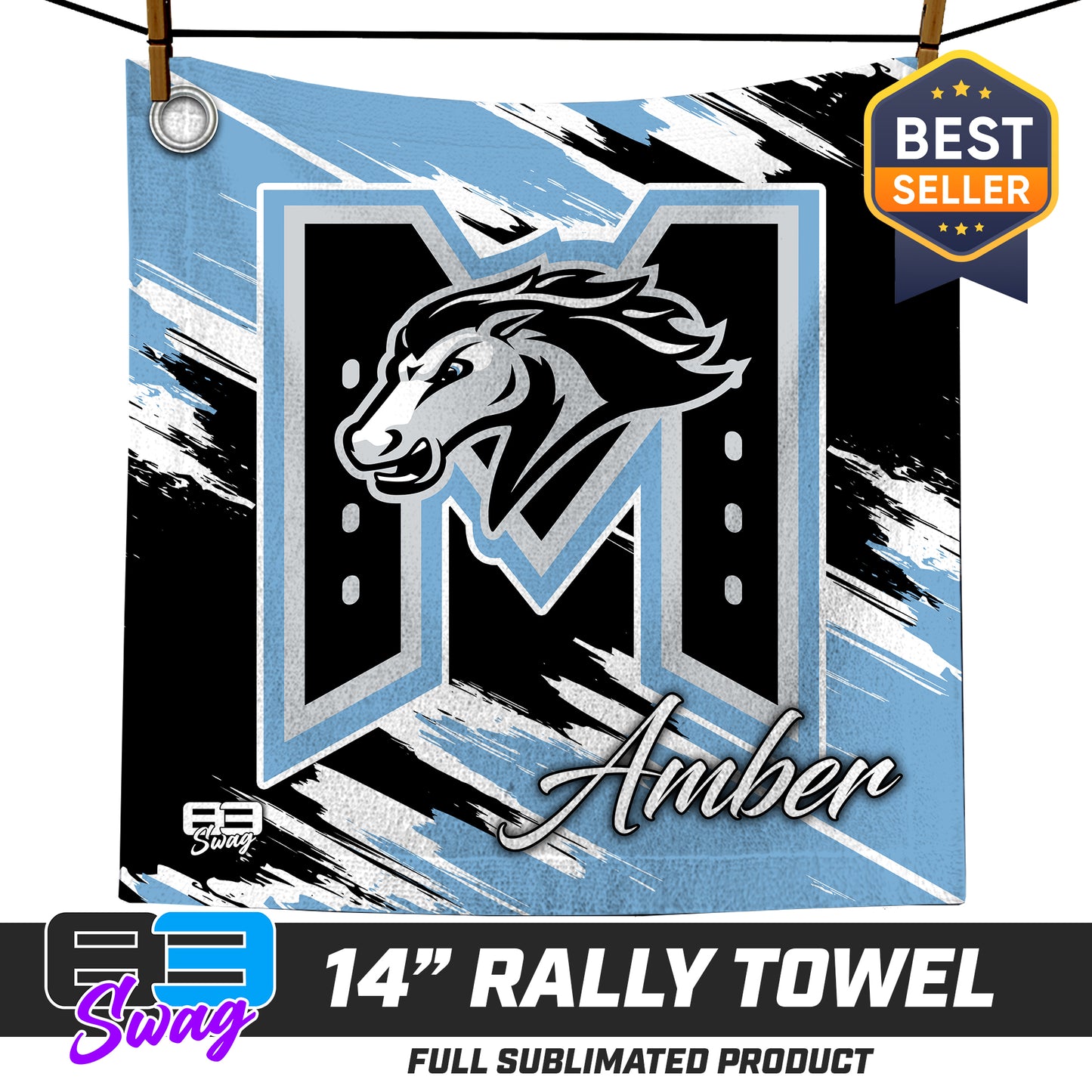 14"x14" Rally Towel - MHS Dance