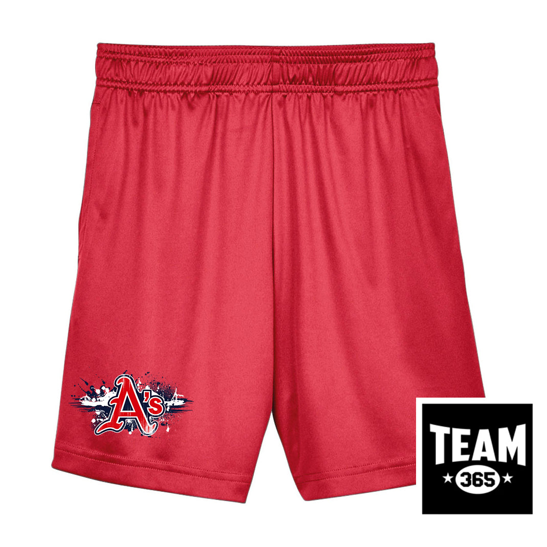 Team 365 Youth & Men's Zone Performance Short - Little Rock A's Baseball