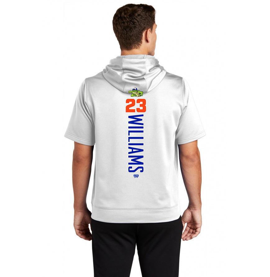 Sport-Tek Sport-Wick Fleece Short Sleeve Hooded Pullover ST251 - Palatka TailGators Baseball