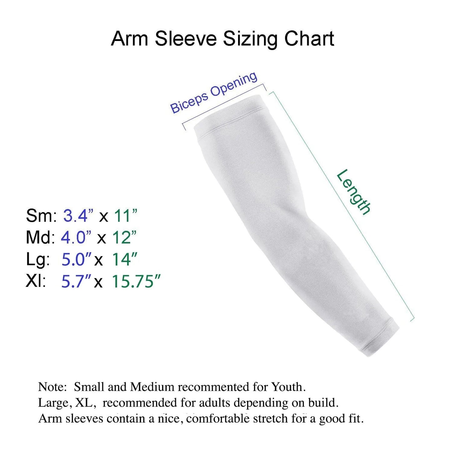 CUSTOM - Full Sublimated Arm Sleeve - Harrisburg Heat Softball