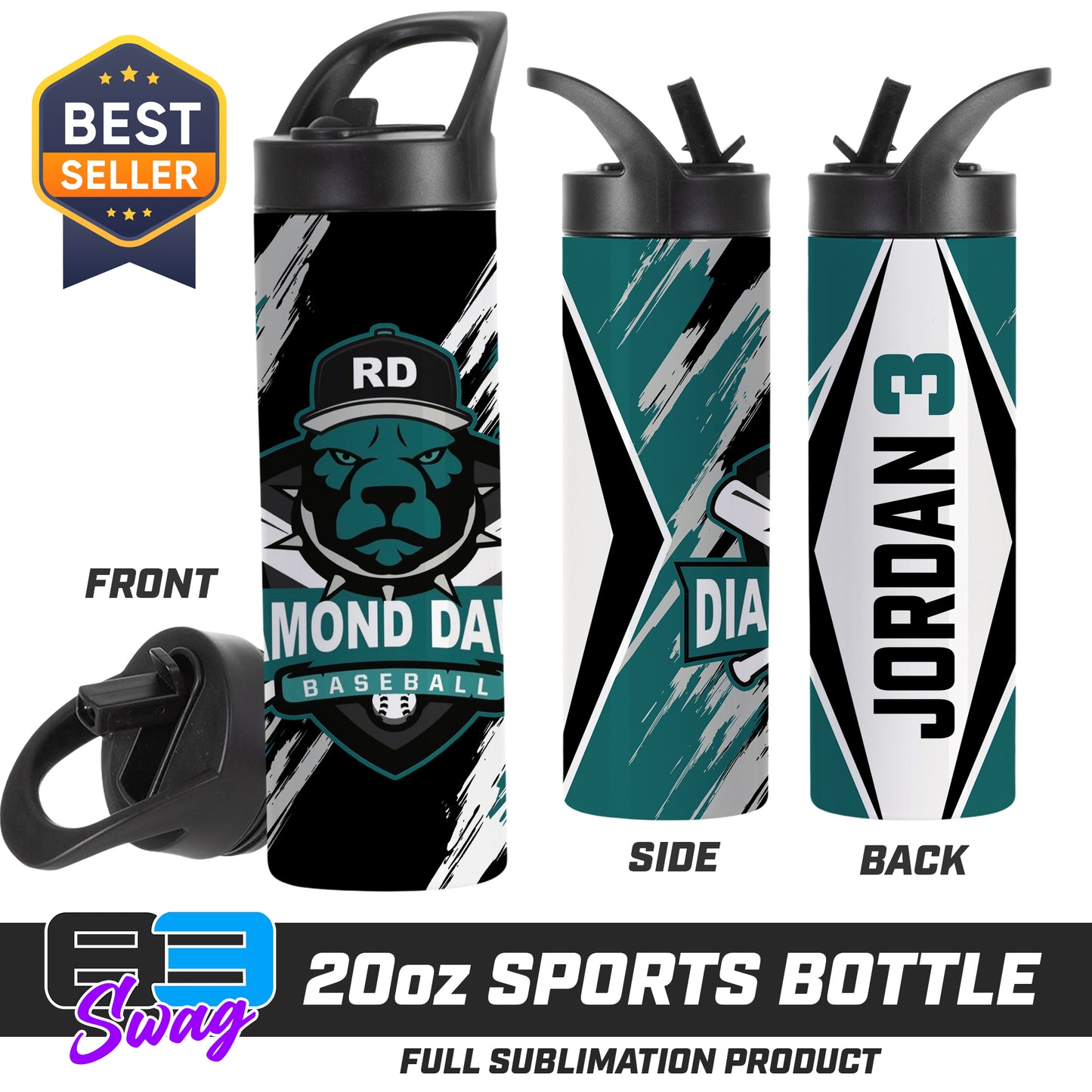 20oz Sports Tumbler - Diamond Dawgs