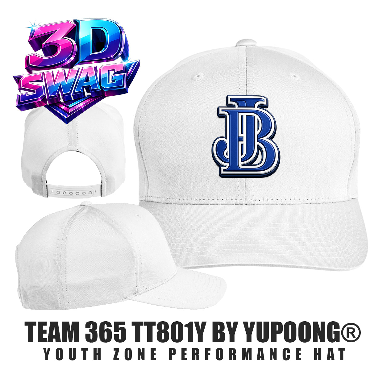 Jax Beach Baseball - Team 365 TT801Y Youth Yupoong® Zone Performance Cap