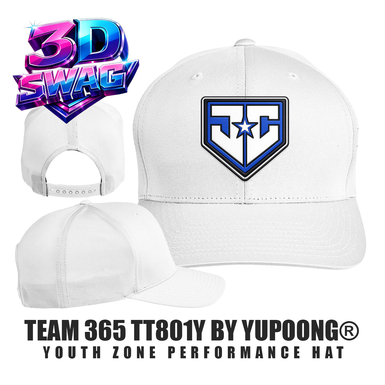 JCB - Team 365 TT801Y Youth Yupoong® Zone Performance Cap