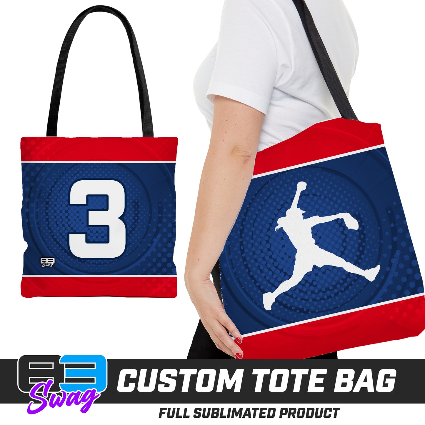 CUSTOM - Large Tote Bag - KY Rockers Softball