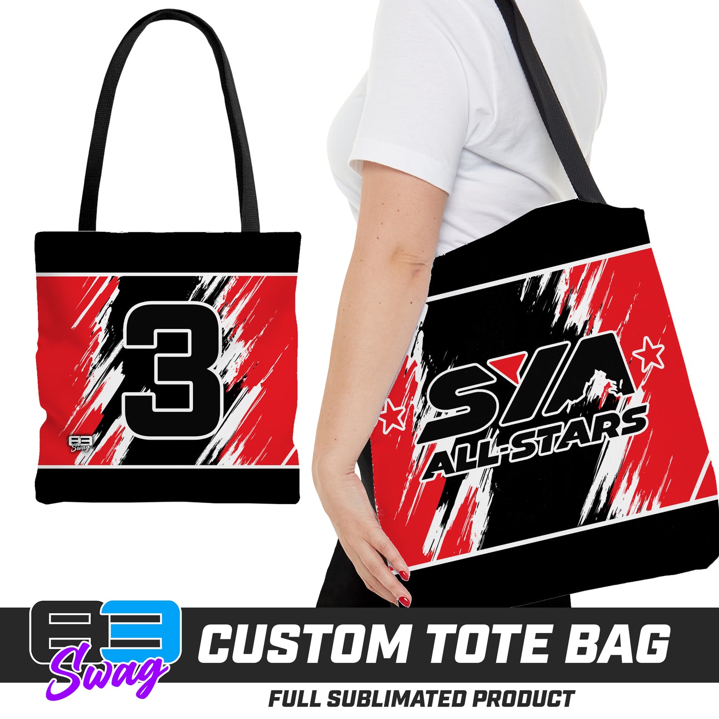 Large Tote Bag - SYA All Stars Baseball