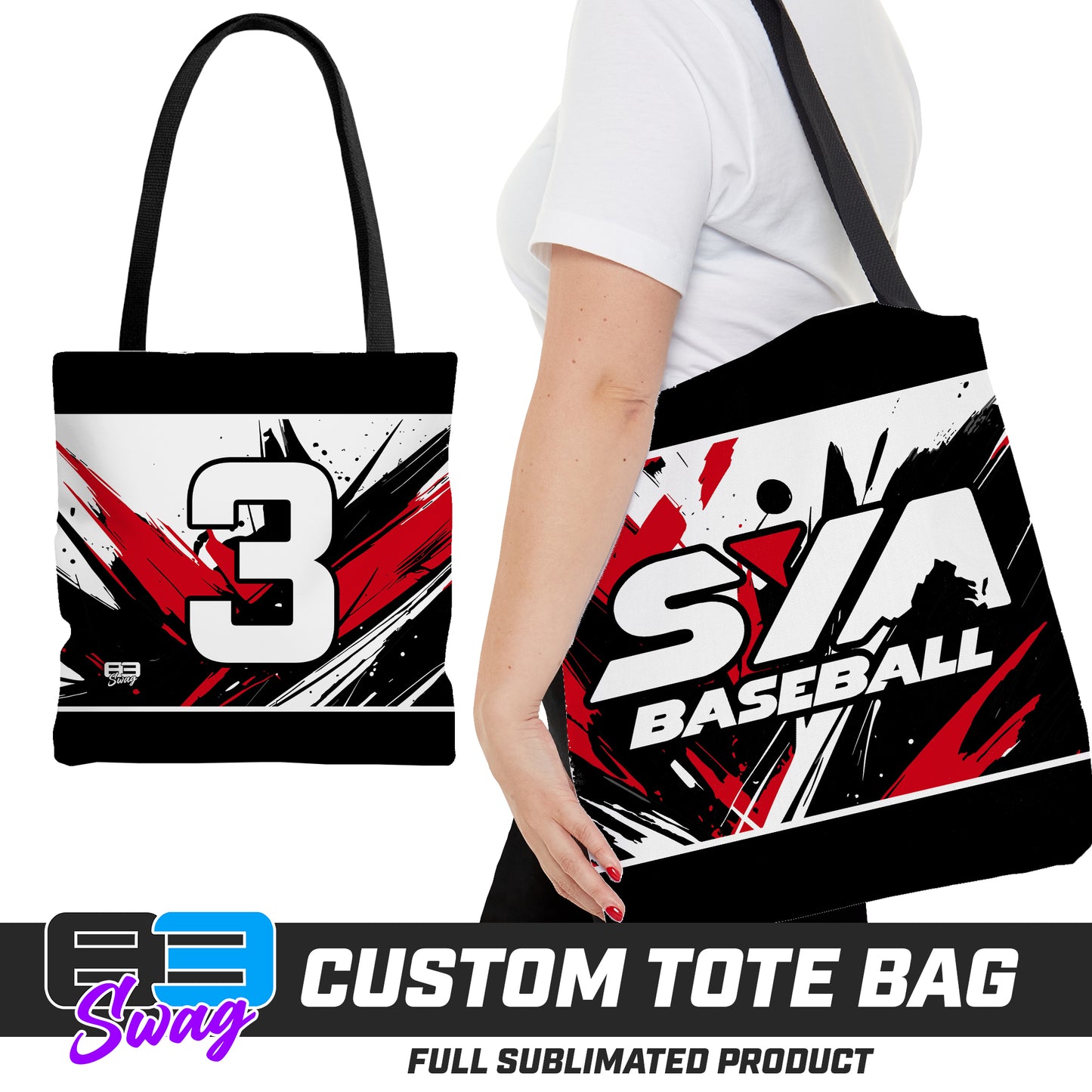 Large Tote Bag - SYA Baseball