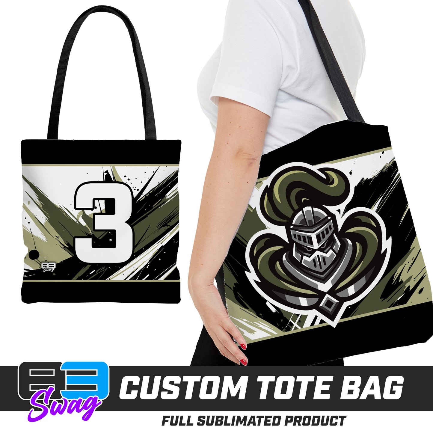 Large Tote Bag - Crusaders Baseball