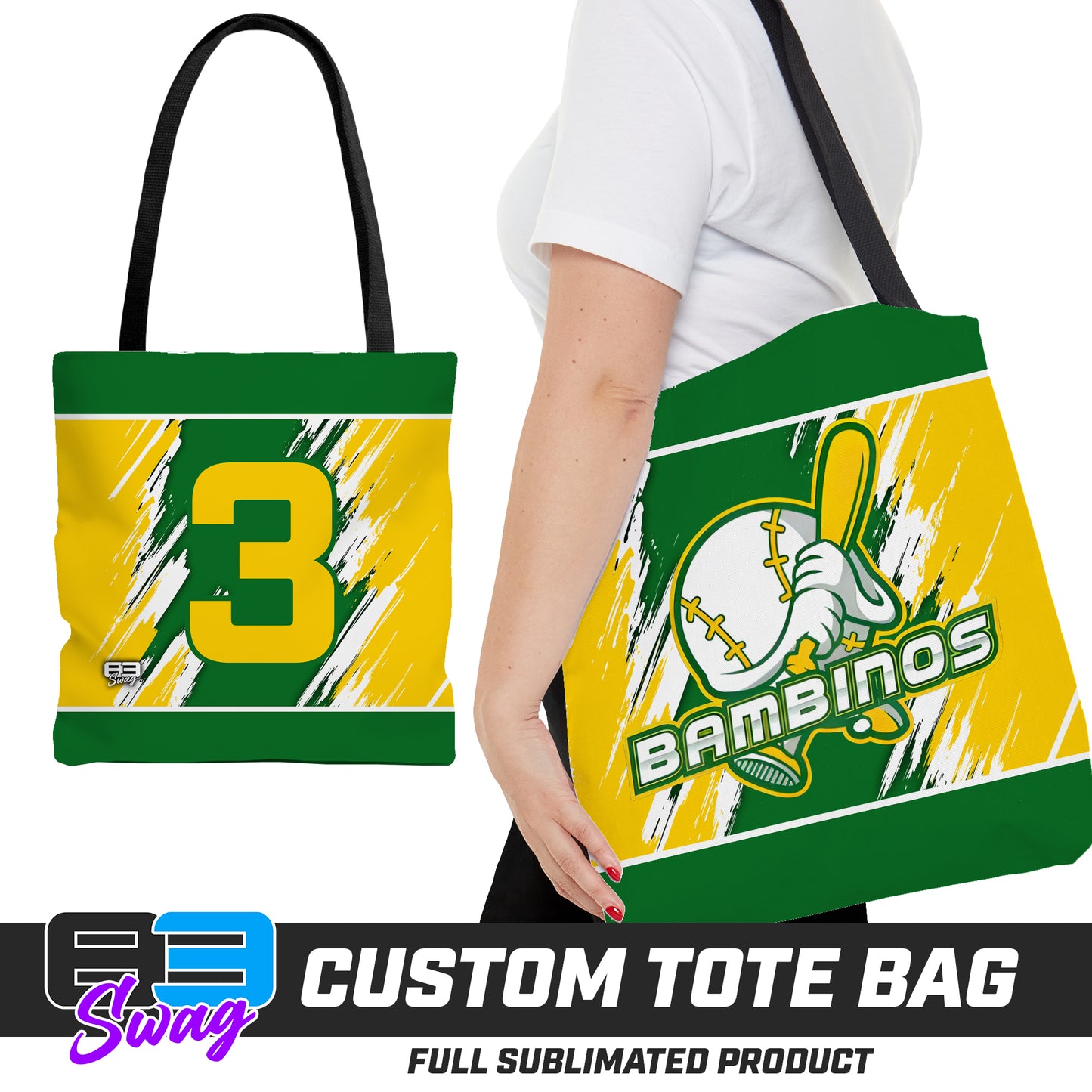 Large Tote Bag - Bambinos Baseball