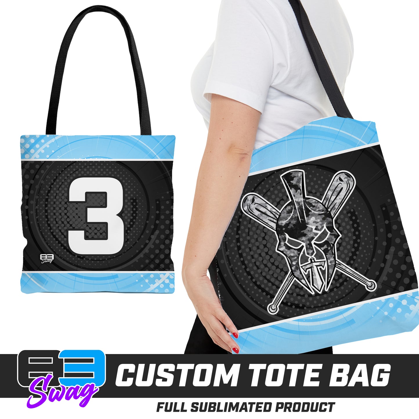 CUSTOM - Large Tote Bag - St. Johns Titans Baseball