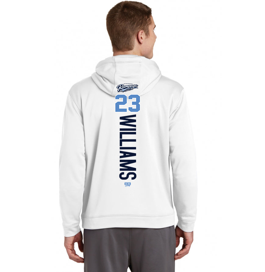 Sport-Tek Sport-Wick Fleece Hooded Pullover F244 - Mississippi Rampage Select Softball