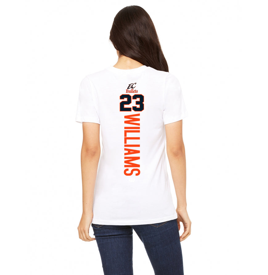 Bella + Canvas B6400 Women's Relaxed Jersey Short-Sleeve T-Shirt - EC Bullets Softball