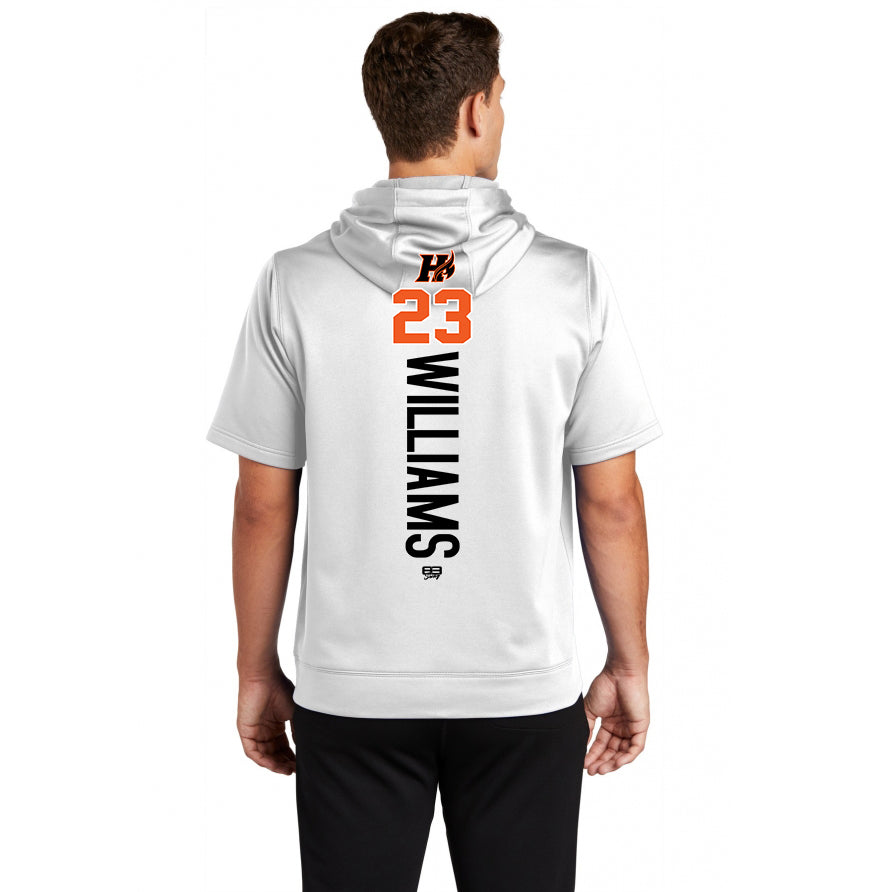 Sport-Tek Sport-Wick Fleece Short Sleeve Hooded Pullover ST251 - Harrisburg Heat Softball