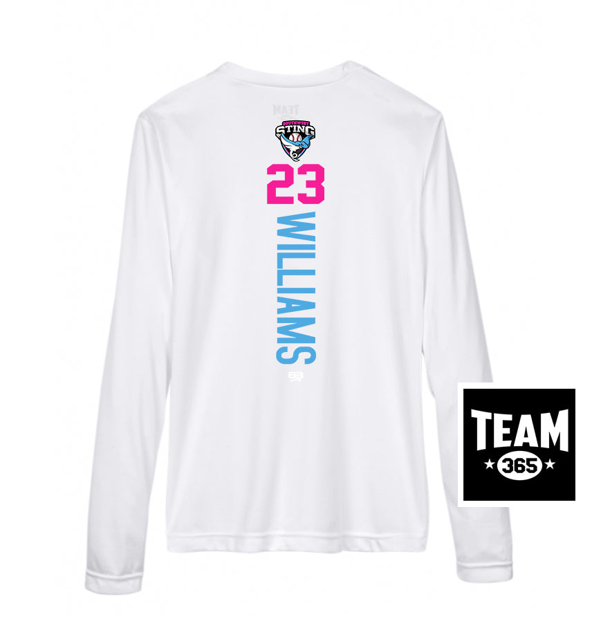 Team 365 TT11WL Women's Zone Performance Long-Sleeve T-Shirt - Southwest Sting Baseball