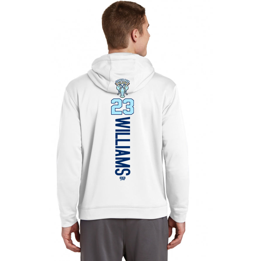 Sport-Tek Sport-Wick Fleece Hooded Pullover F244 - Casco Bay Elite Baseball