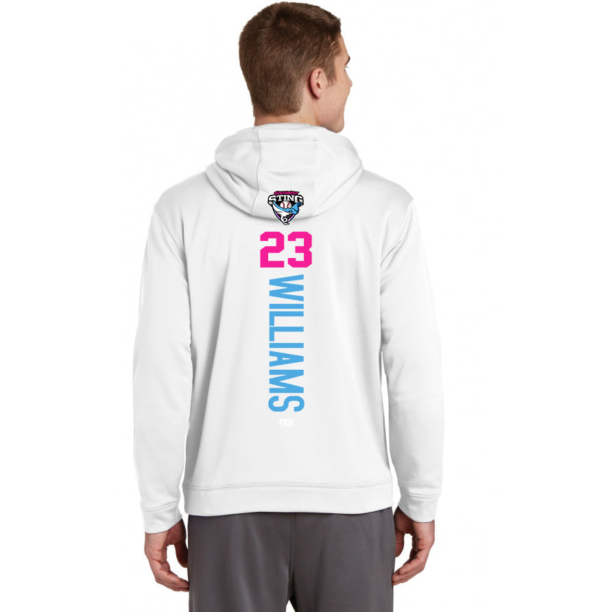 Sport-Tek Sport-Wick Fleece Hooded Pullover F244 - Southwest Sting Baseball