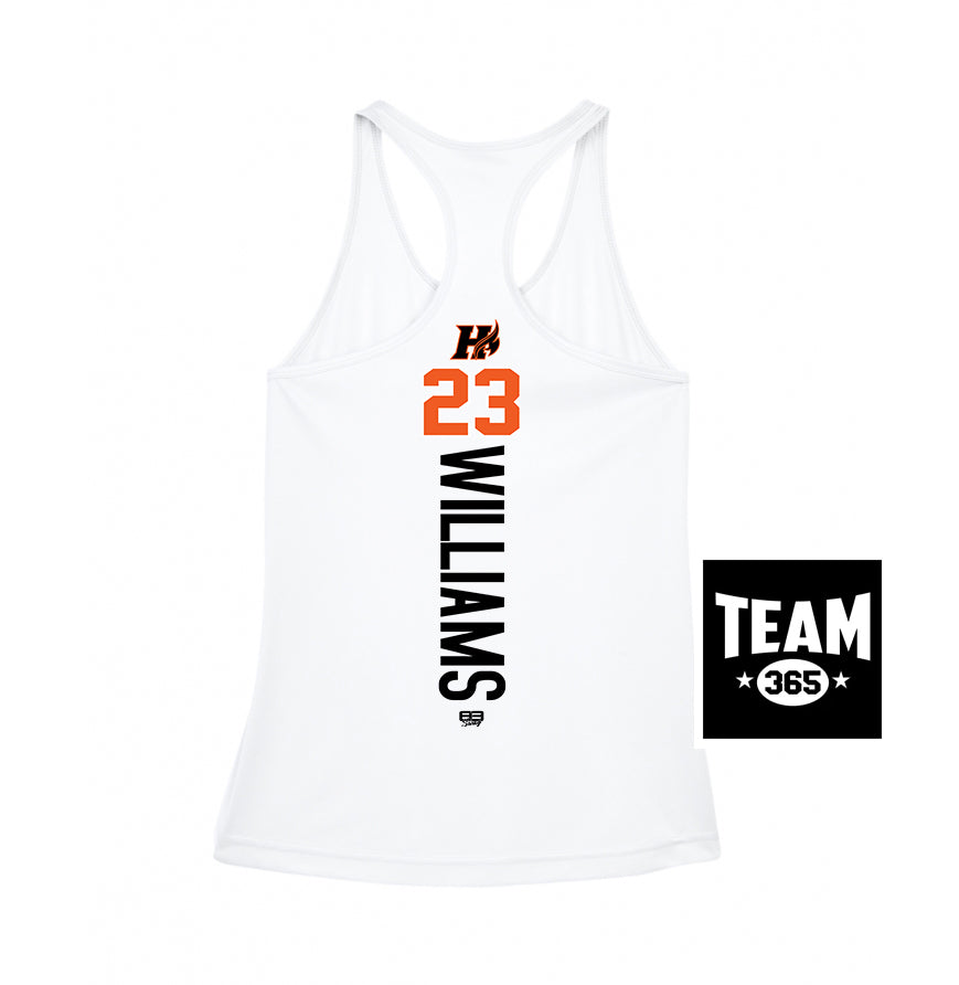Team 365 TT11WRC Women's Zone Performance Racerback Tank - Harrisburg Heat Softball