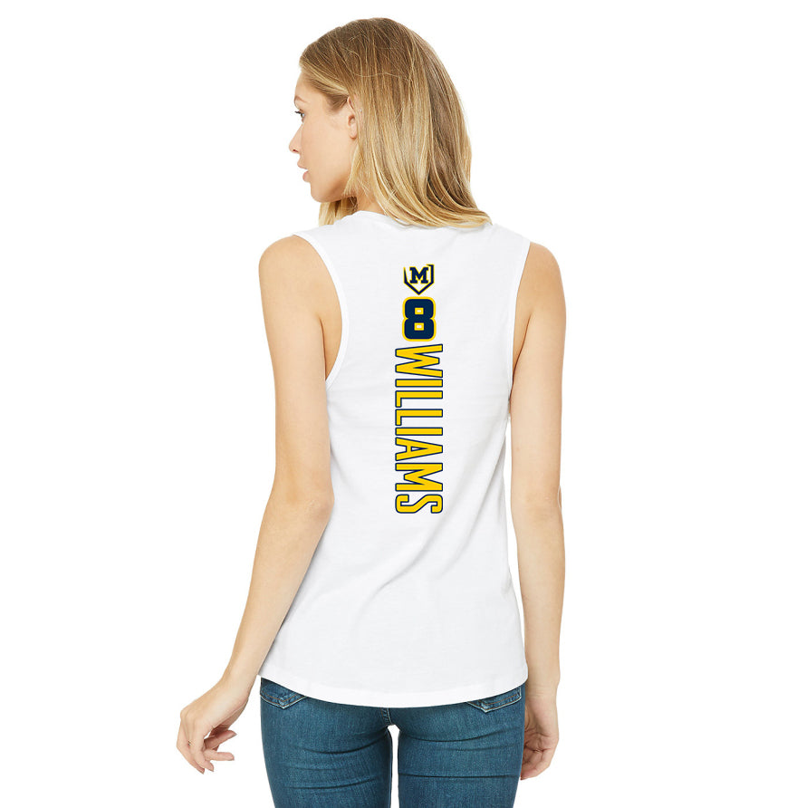 Bella + Canvas B6003 Women's Jersey Muscle Tank - Midland Bandits Baseball