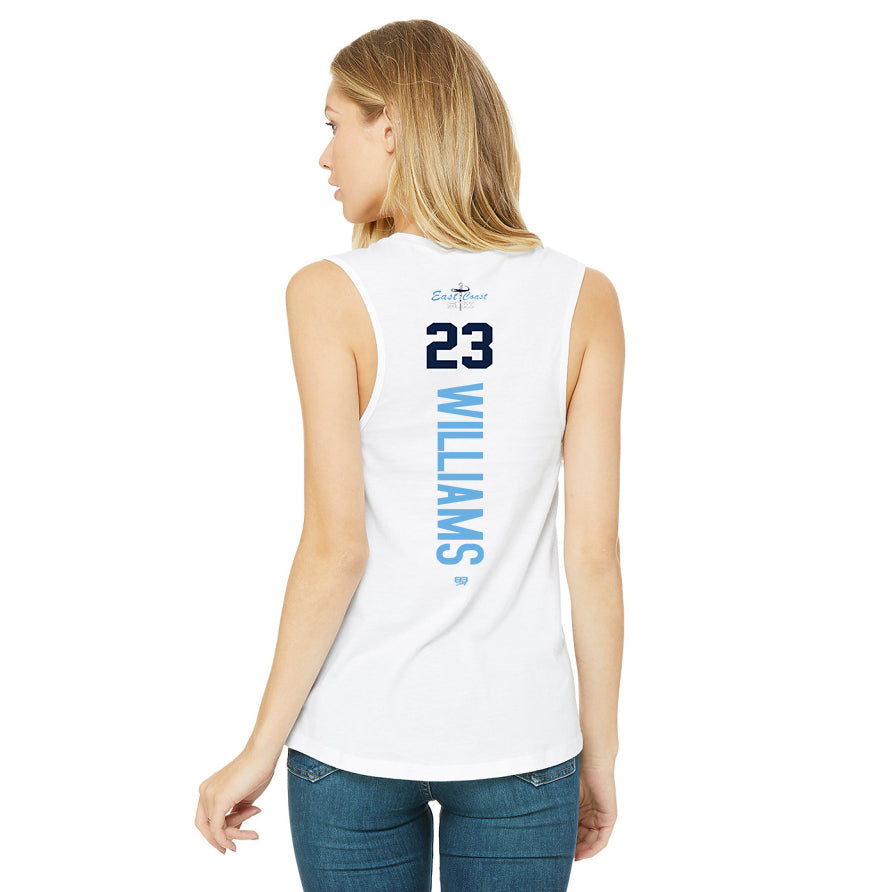 Bella + Canvas B6003 Women's Jersey Muscle Tank - East Coast Sox Baseball