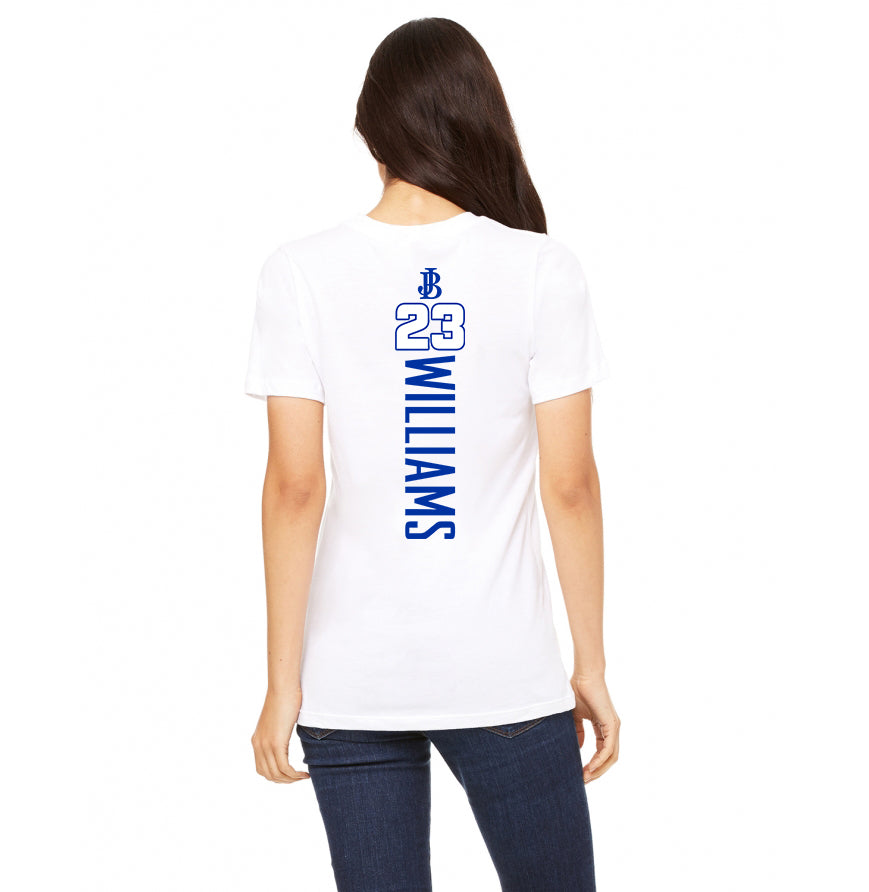 Bella + Canvas B6400 Women's Relaxed Jersey Short-Sleeve T-Shirt - Jax Beach Baseball