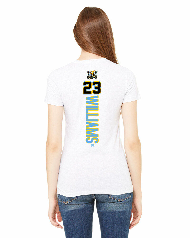 Bella + Canvas 6004 Women's The Favorite T-Shirt - Impact Softball - Massachusetts