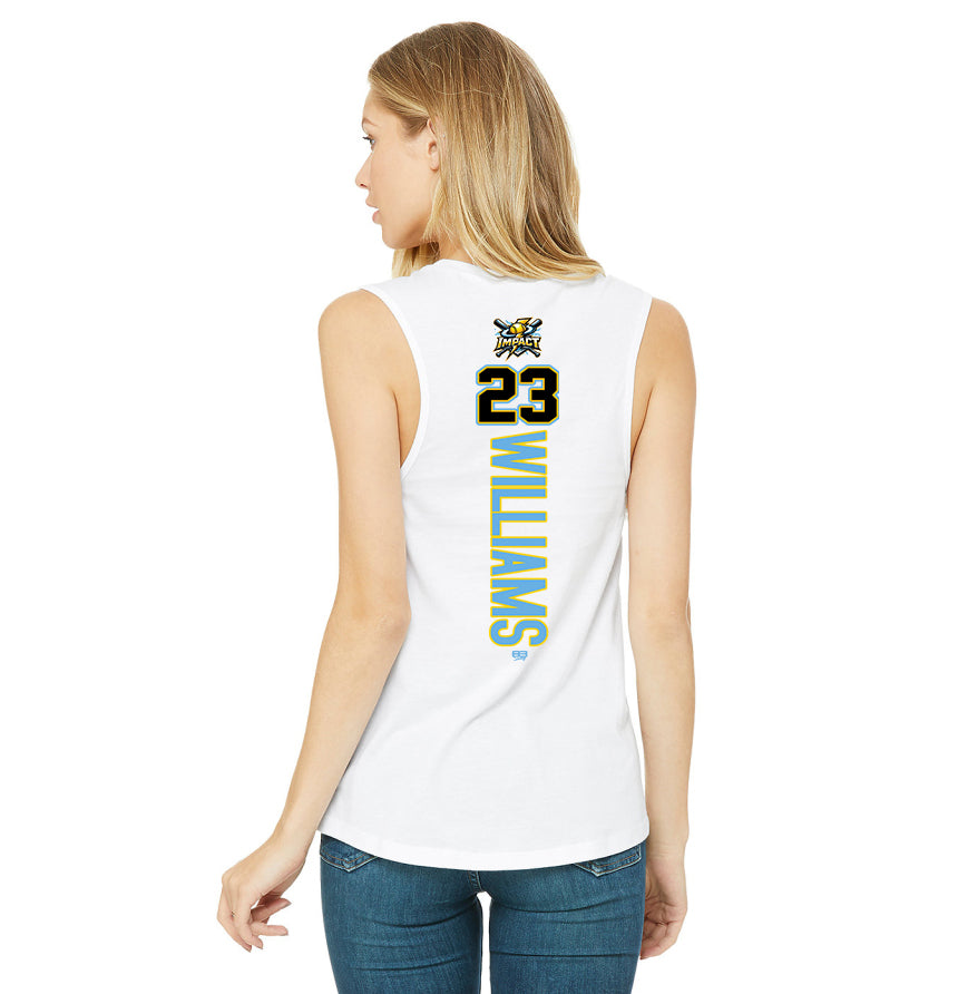 Bella + Canvas B6003 Women's Jersey Muscle Tank - Impact Softball - Massachusetts