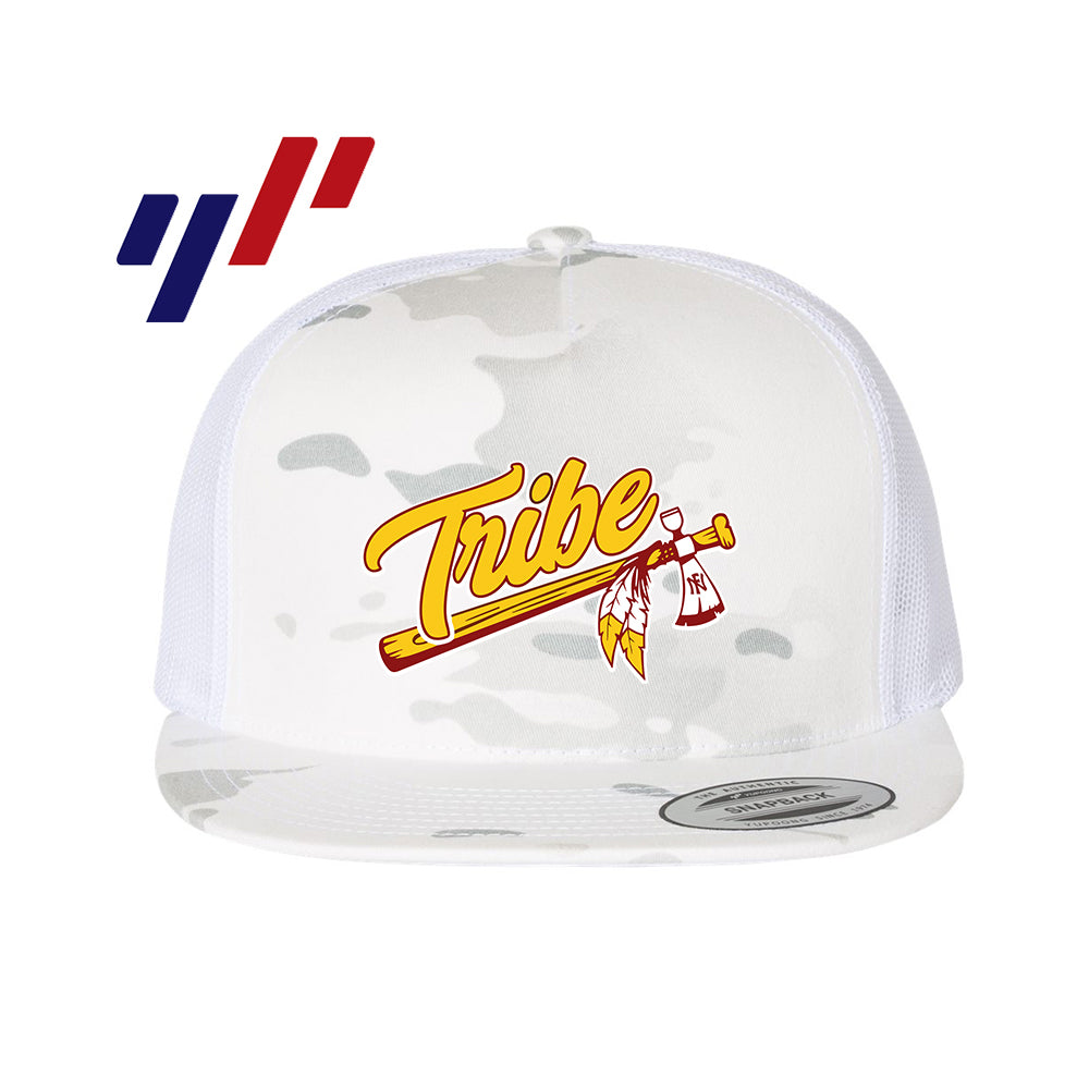 Yupoong 6006 Adult 5-Panel Classic Trucker Hat - DTF PRINTED - North Florida Tribe