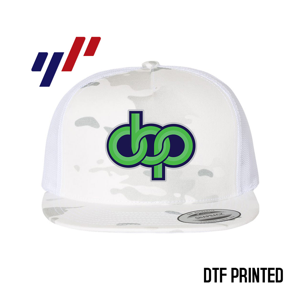 Yupoong 6006 Adult 5-Panel Classic Trucker Hat - DTF PRINTED - OBP