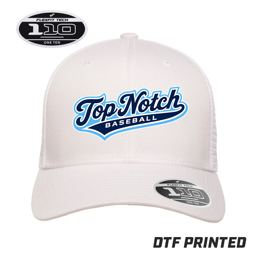 Flexfit 110M Adult 110reg Mesh Cap DTF PRINTED - Top Notch Baseball