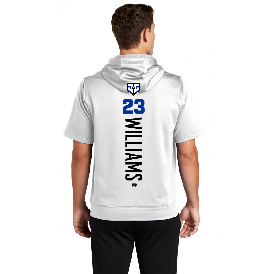 Sport-Tek Sport-Wick Fleece Short Sleeve Hooded Pullover ST251 - JCB Diamond Kings Baseball