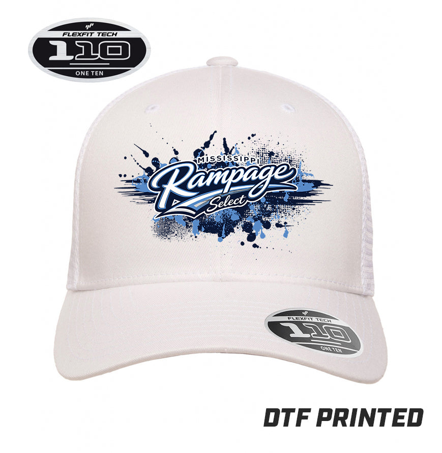 Flexfit 110M Adult 110reg Mesh Cap DTF PRINTED - Mississippi Rampage Select Softball