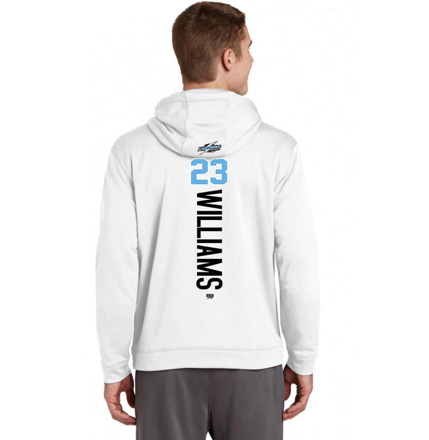 Sport-Tek Sport-Wick Fleece Hooded Pullover F244 - Lightning Premier Softball