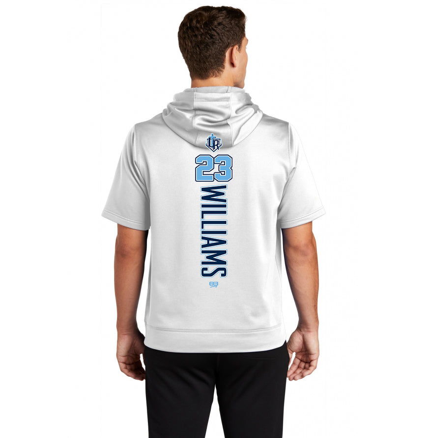 Sport-Tek Sport-Wick Fleece Short Sleeve Hooded Pullover ST251 - Reign Baseball