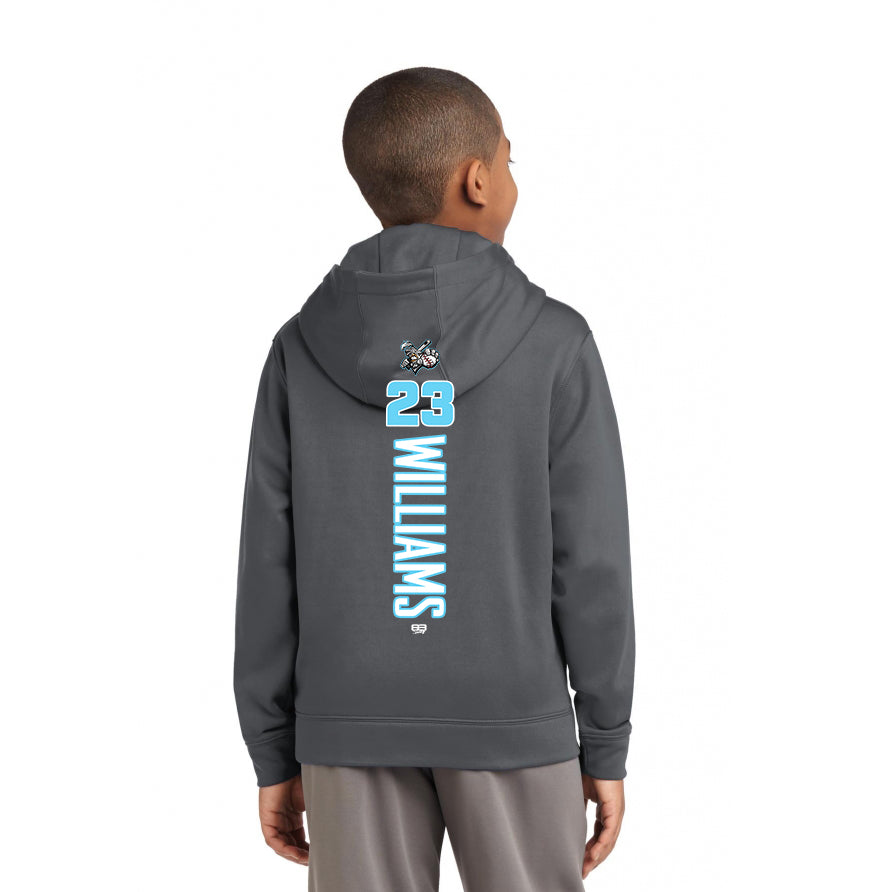 Sport-Tek Youth Sport-Wick Fleece Hooded Pullover YST244 - Knights Baseball