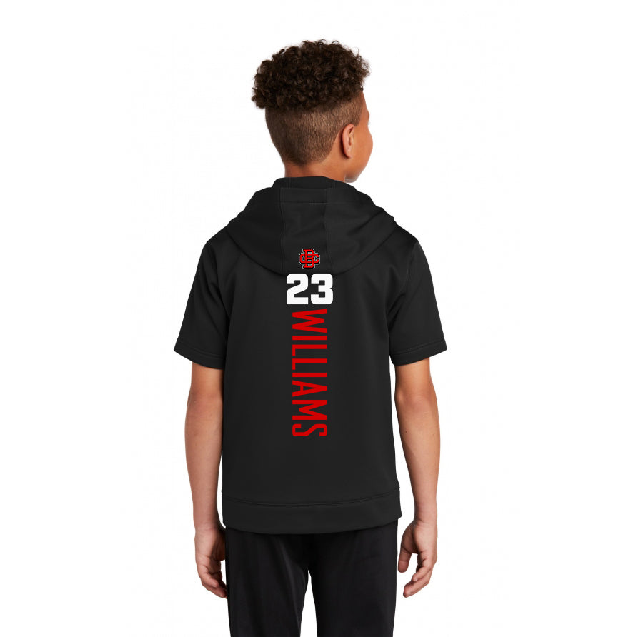 Sport-Tek Youth Sport-Wick Fleece Short Sleeve Hooded Pullover YST251 - Creeks Baseball Club - CBC