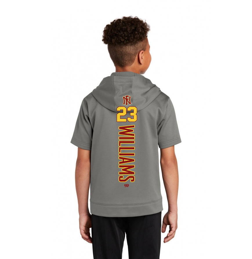 Sport-Tek Youth Sport-Wick Fleece Short Sleeve Hooded Pullover YST251 - North Florida Tribe